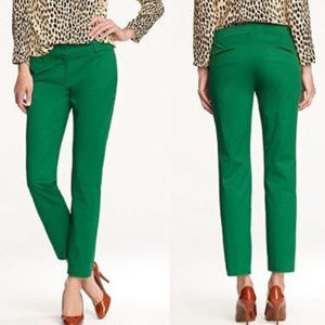 J. Crew Dublin Green Wool Cafe Capri